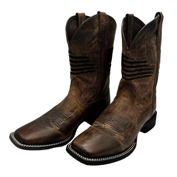 Ariat® Men's Circuit Patriot Weathered Tan Boots 10029699